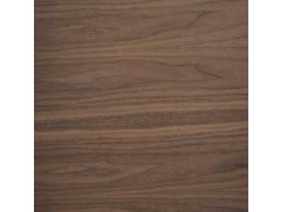 Walnut coffee table with porcelain marble top - LILIANNE
