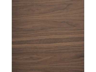 Table basse en verre courbé et trempé avec piètement en noyer - BICCHIERE Table basse en verre courbé et trempé avec piètement en noyer - BICCHIERE