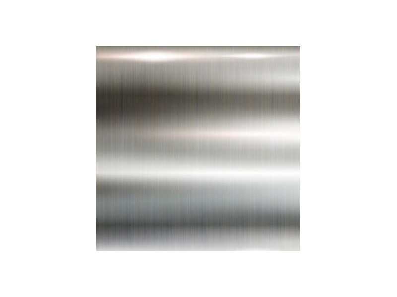 Table à manger extensible en noyer avec base en acier inoxydable - LEEDS