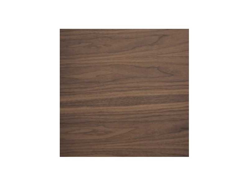 Mesa de comedor en nogal con detalles en acero - GRETA