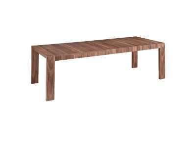 Mesa de comedor extensible de nogal - DAMME Mesa de comedor extensible de nogal - DAMME