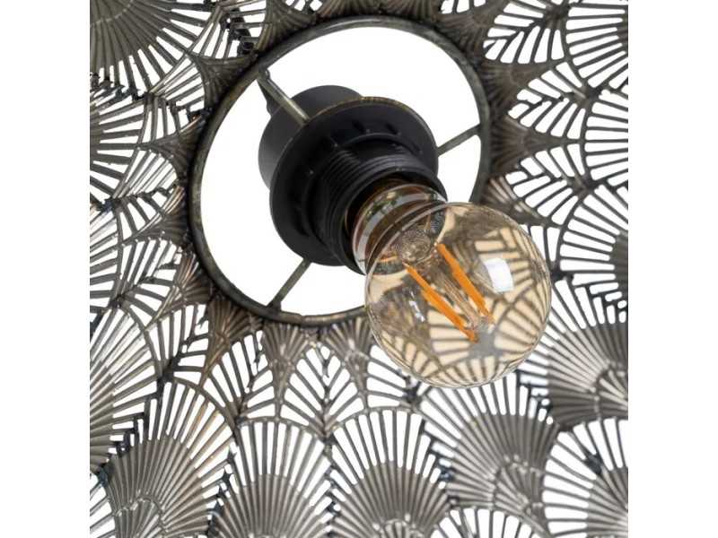 Lampe de plafon, avec abat-jour en acier - RABAT