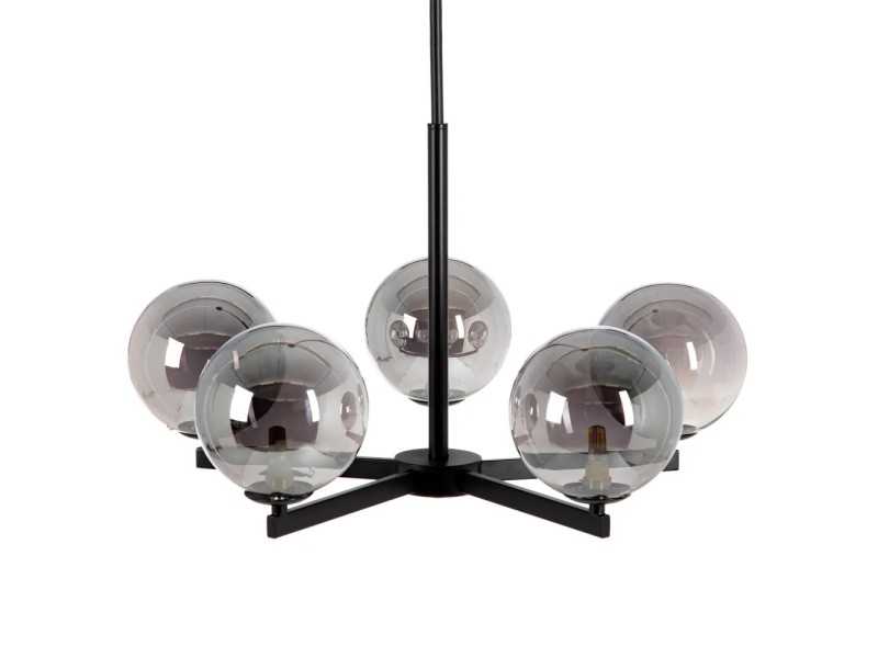 Crystal metal ceiling lamp - BULLES 2