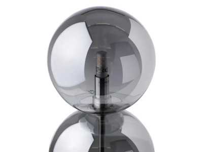 Table lamp in chromed steel and glass - BULLES 3