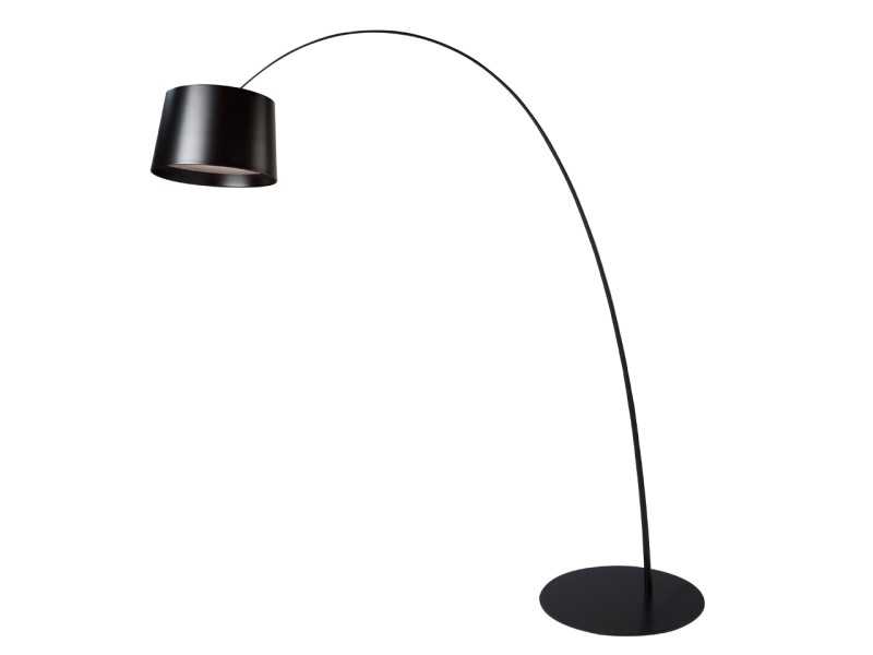 Lampadaire en acier inoxydable noir - EVERE