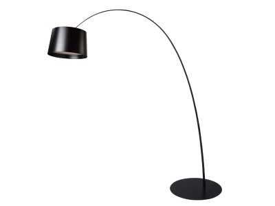 Black stainless steel floor lamp - EVERE