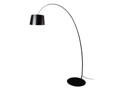 Lampadaire en acier inoxydable noir - EVERE