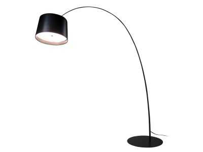 Black stainless steel floor lamp - EVERE