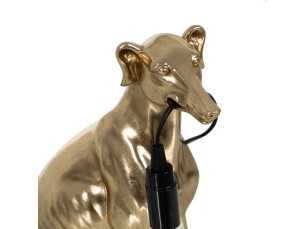 Lampe de table en résine dorée - GALGO 2