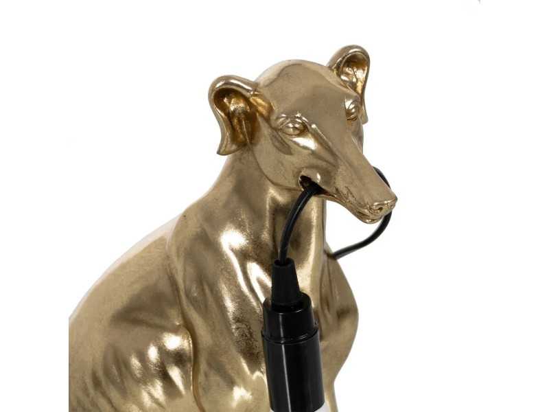 Lampe de table en résine dorée - GALGO