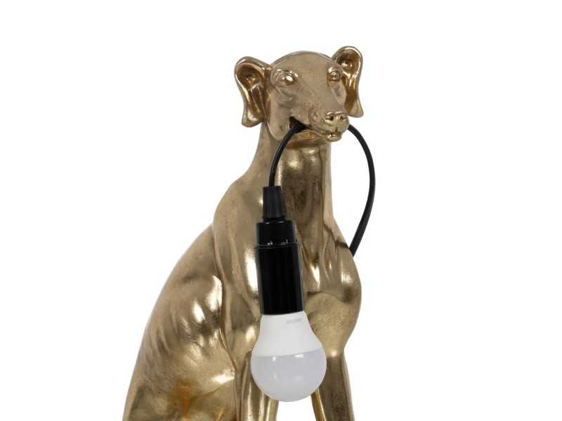 Lampe de table en résine dorée - GALGO