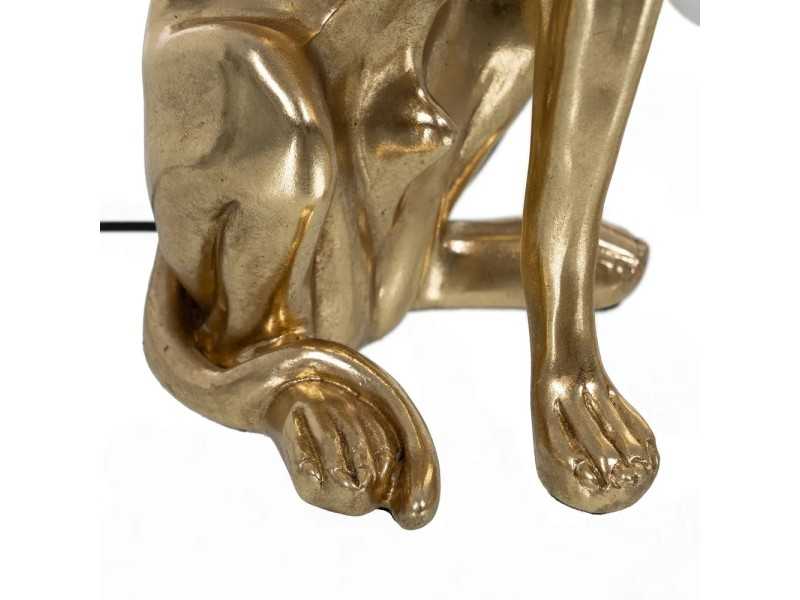 Lampe de table en résine dorée - GALGO