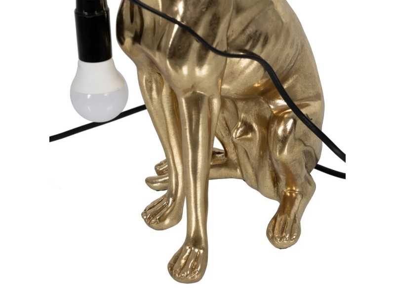 Lampe de table en résine dorée - GALGO