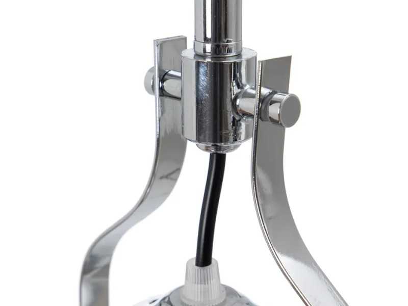 Chromed steel ceiling lamp - FACTORY