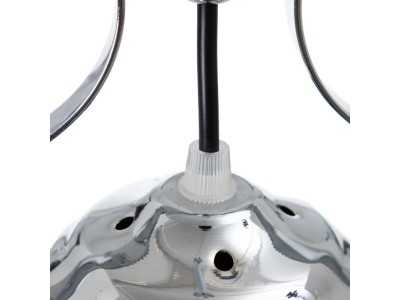 Chromed steel ceiling lamp - FACTORY