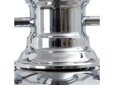 Chromed steel ceiling lamp - FACTORY