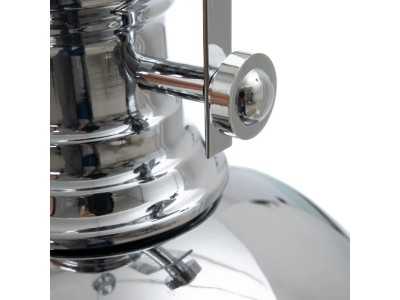 Chromed steel ceiling lamp - FACTORY