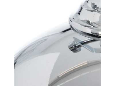 Chromed steel ceiling lamp - FACTORY