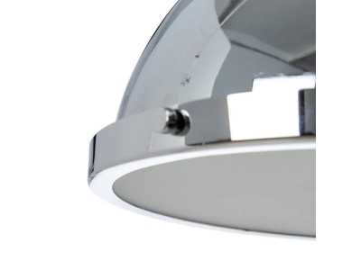Chromed steel ceiling lamp - FACTORY