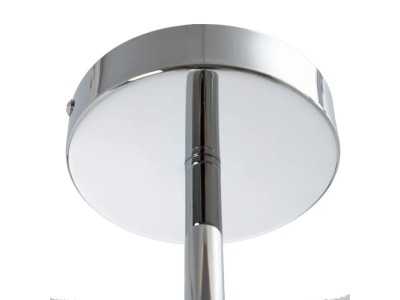 Chromed steel ceiling lamp - FACTORY