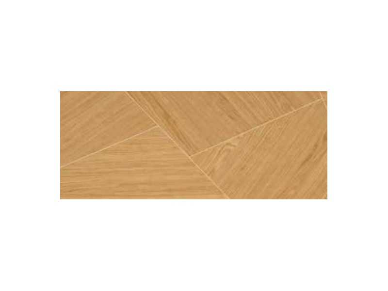 Cama de diseño moderno lacada con plafones en marquetería de nogal americano y base de cama volada y lacada - LUMIÈRE