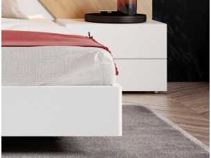 Lacquered 2-drawer bedside table - JOHAN
