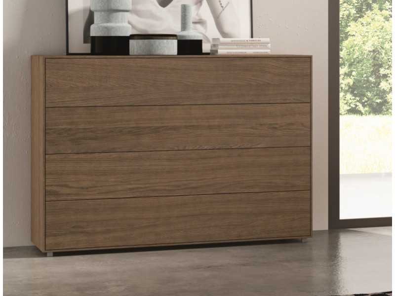 Commode laquée 4 tiroirs - JOHAN