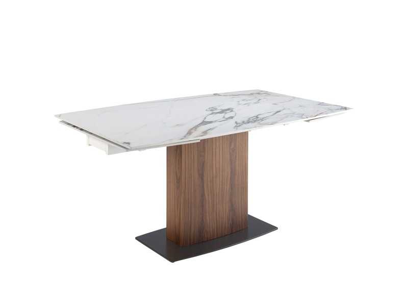 Extendable dining table with porcelain top - SANNA