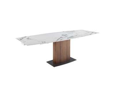 Mesa de comedor extensible con tapa porcelánico - SANNA