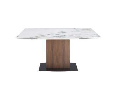 Mesa de comedor extensible con tapa porcelánico - SANNA