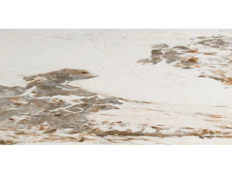 Table à manger extensible avec plateau en céramique et base en acier inoxydable - ESVEA