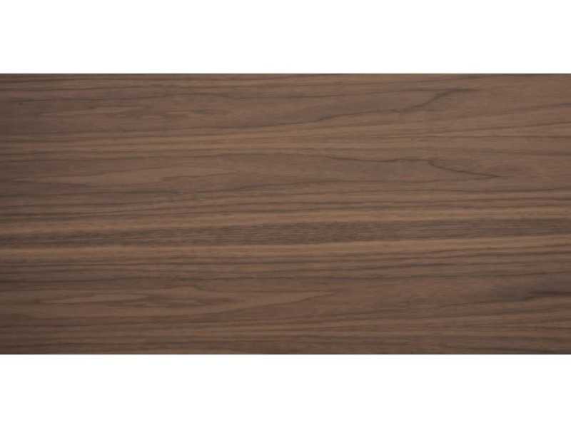 Round table with porcelain top and walnut bases - AMARANTA
