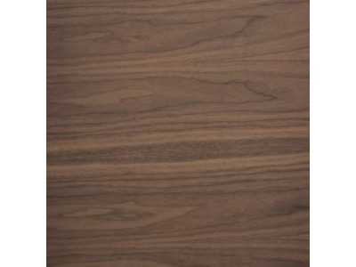 Walnut console with stainless steel base - TINNA