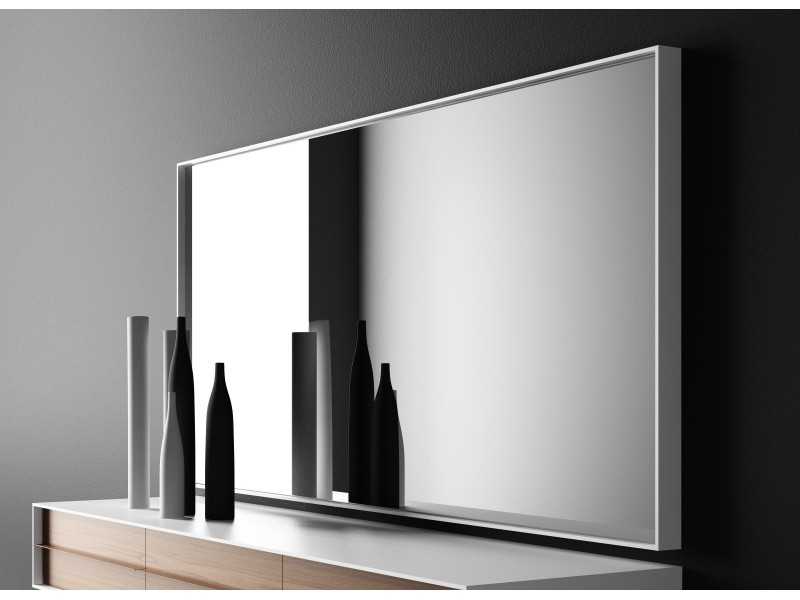 Console design laquée avec tiroirs en noyer - TANDEM