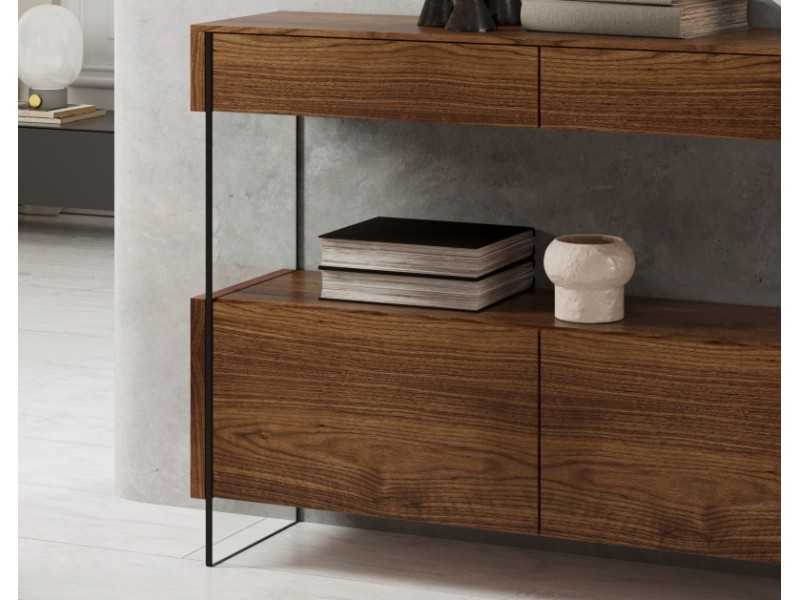 Drawers and doors design console - LUX