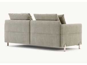 Designer sofa with stainless steel legs - UGO 2