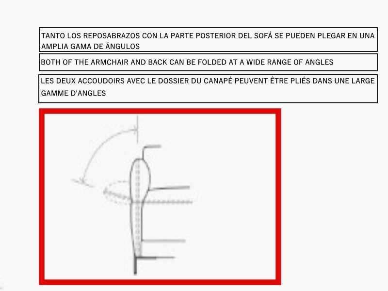 Sillón de diseño con patas en acero inoxidable - UGO