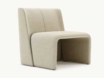 Minimalist design armchair - MASSIMO