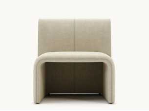 Minimalist design armchair - MASSIMO 2