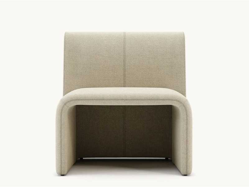 Minimalist design armchair - MASSIMO