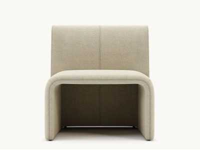 Minimalist design armchair - MASSIMO