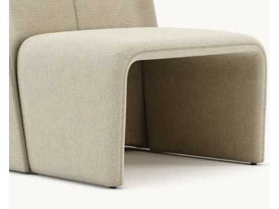 Minimalist design armchair - MASSIMO