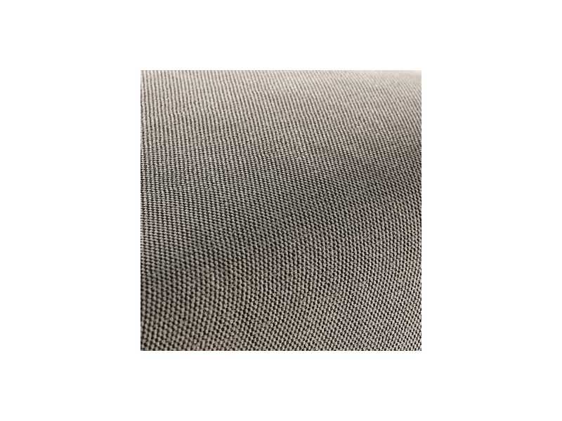 Sofá con chaisse longue de diseño y patas en acero inoxidable - UGO