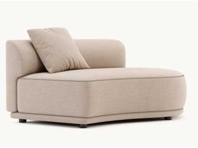 Canapé modulable design et lignes courbes - DOMENICA