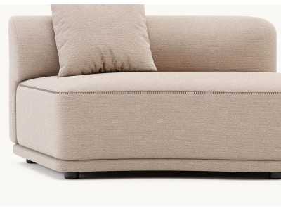 Canapé modulable design et lignes courbes - DOMENICA