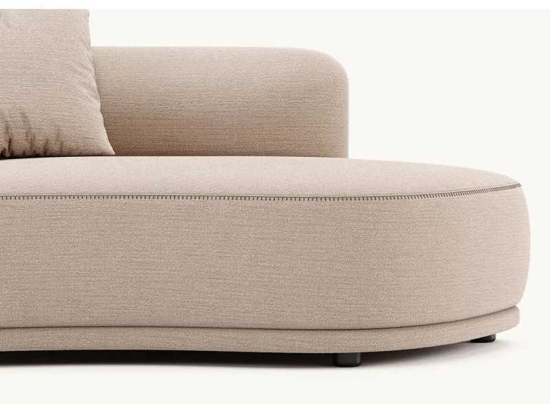 Sofá modular de diseño y líneas curvas - DOMENICA