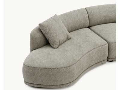 Sofá modular de diseño y líneas curvas - DOMENICA Sofá modular de diseño y líneas curvas - DOMENICA