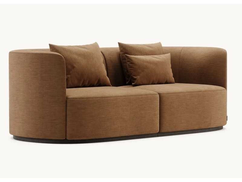 Canapé design avec piètement en bois - MAURA