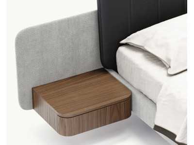 Cama completa tapizada con 2 mesitas - OTTAVIA