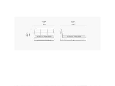 Lit complet design - TECLA Lit complet design - TECLA